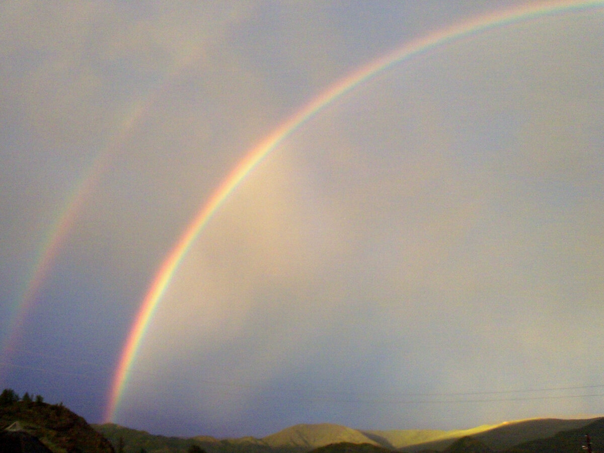 Радуга на Алтае