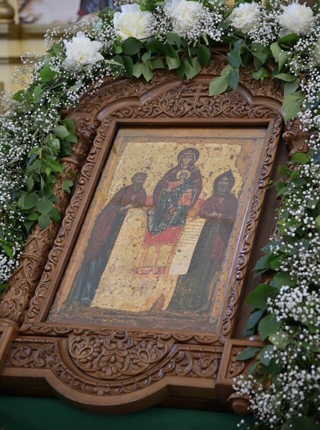 Список с чудотворной иконы Свенская, находящийся в Брянском Свенском монастыре 