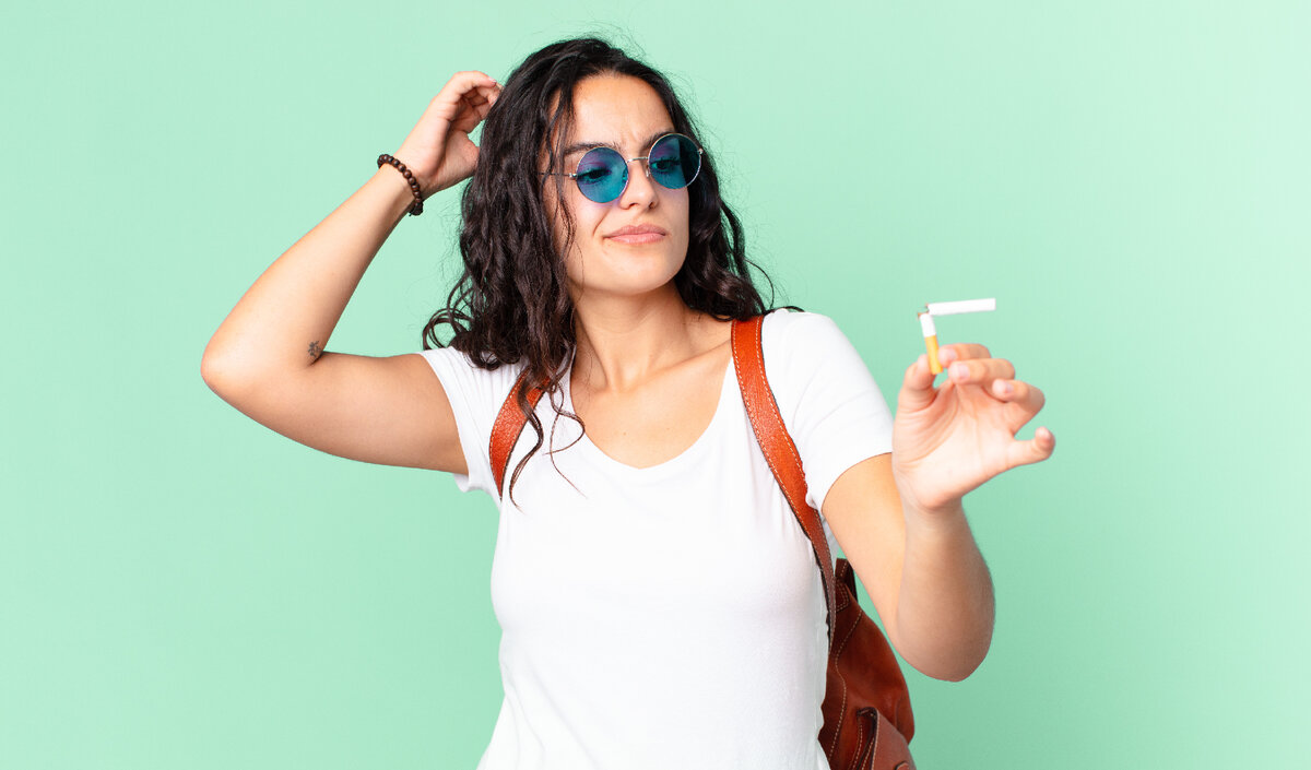 Борьба с вредной привычкой.