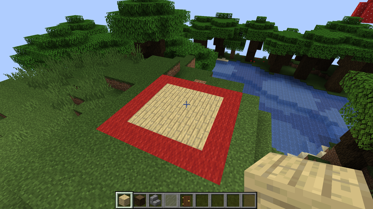 Красная шерсть-граница. Повторить только доски.