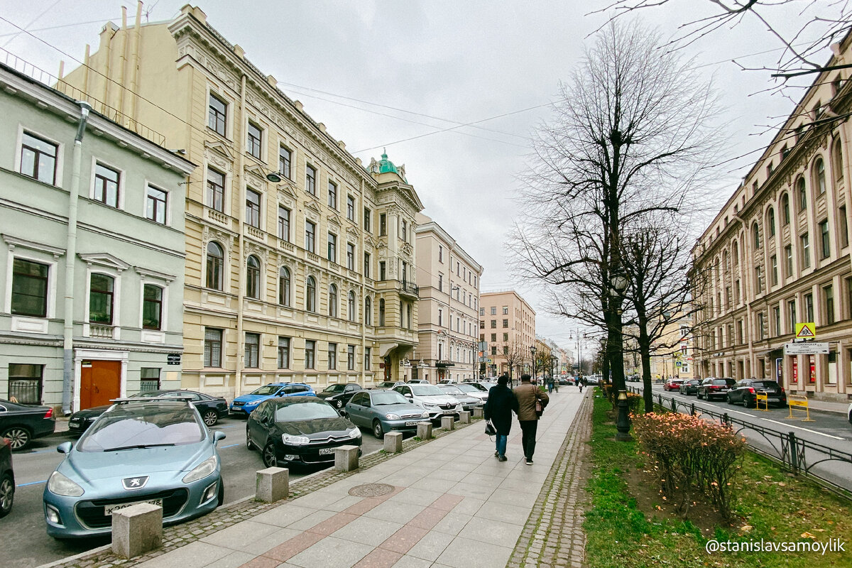 Прогулка по улице иностранных посольств и семейных ценностей. Фурштатская.  Часть 1 | Петербургский кот-путешественник | Дзен