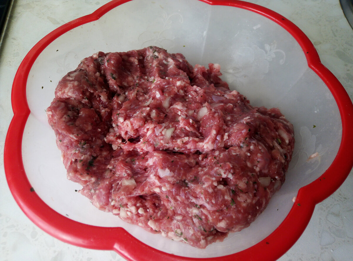 фотоматериал из личного архива. Фарш для блюда.
