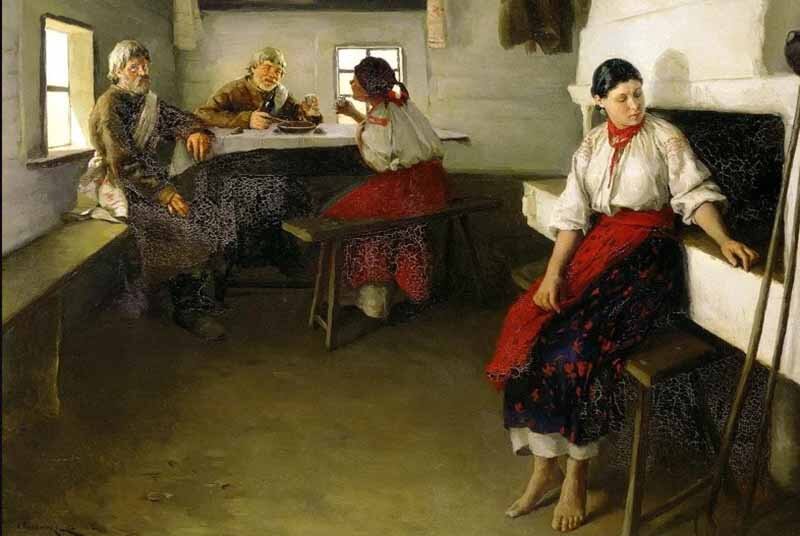 "Сваты", Н. Пимоненко, XIX век