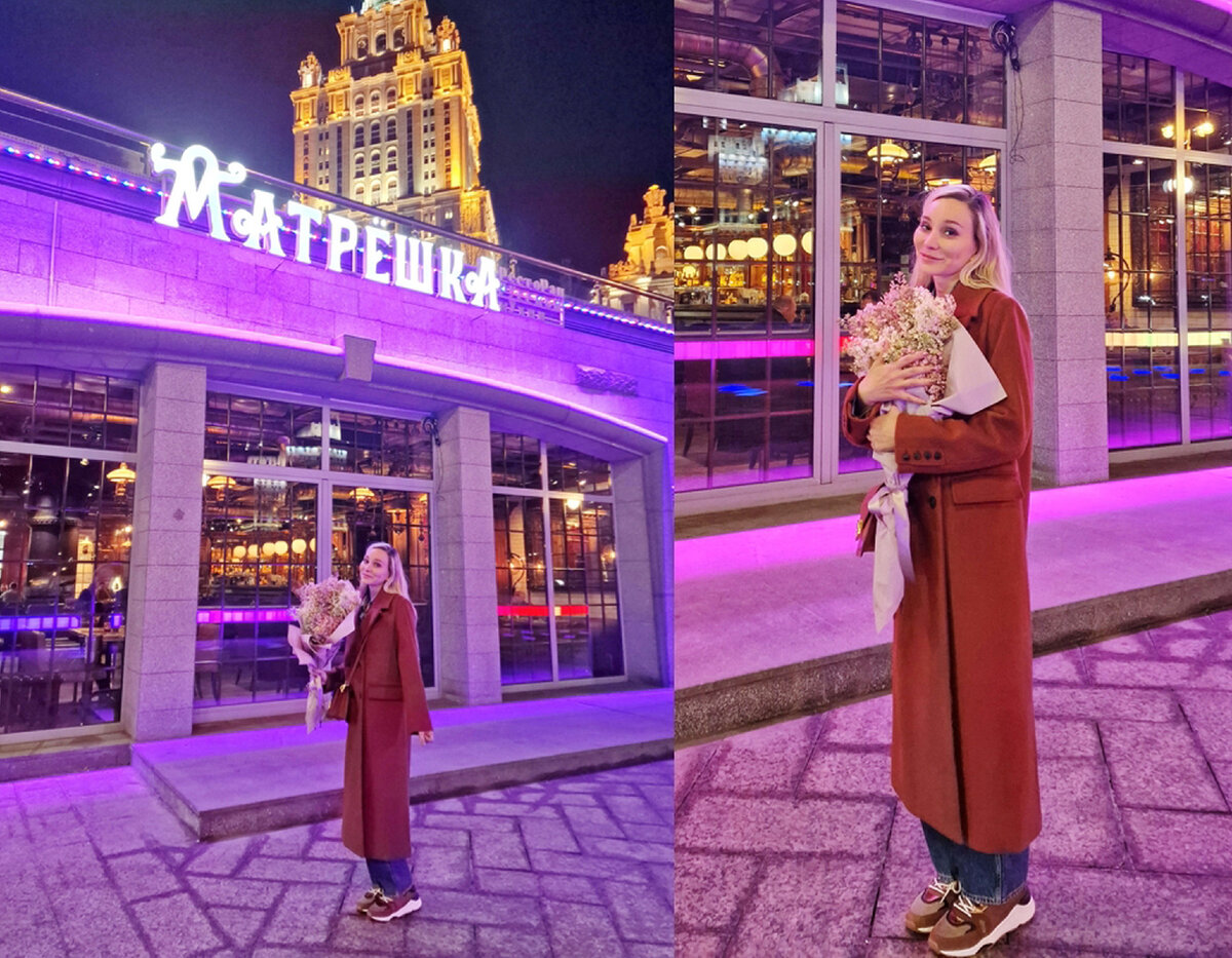 Вход ресторана "Матрёшка"