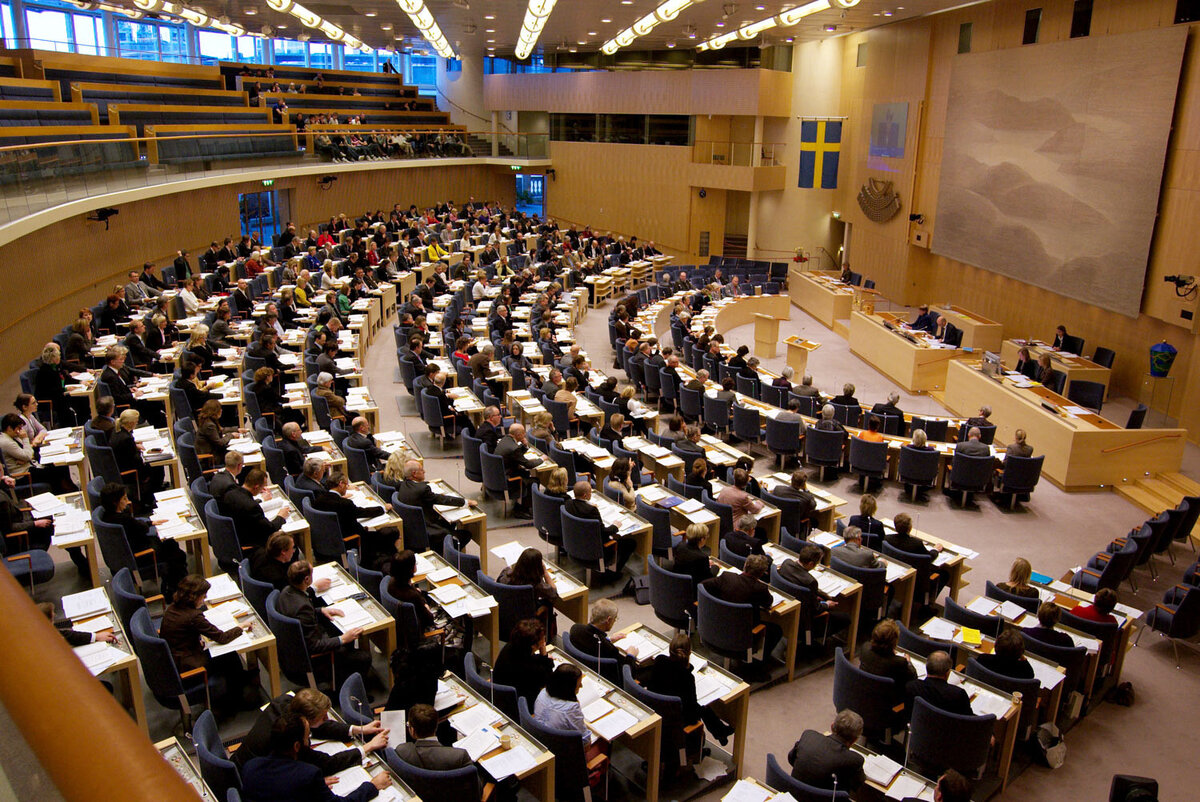 Здание парламента в стокгольме