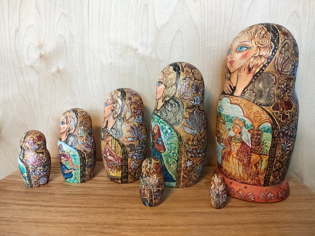 в основе моего творчества - любовь к русской культуре!)