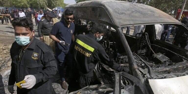 Теракт в Карачи, фото: AP 