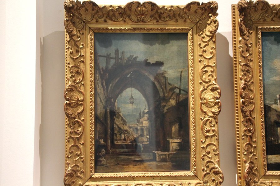 Франческо Гварди. Архитектурная фантазия с разрушенной готической аркой. 