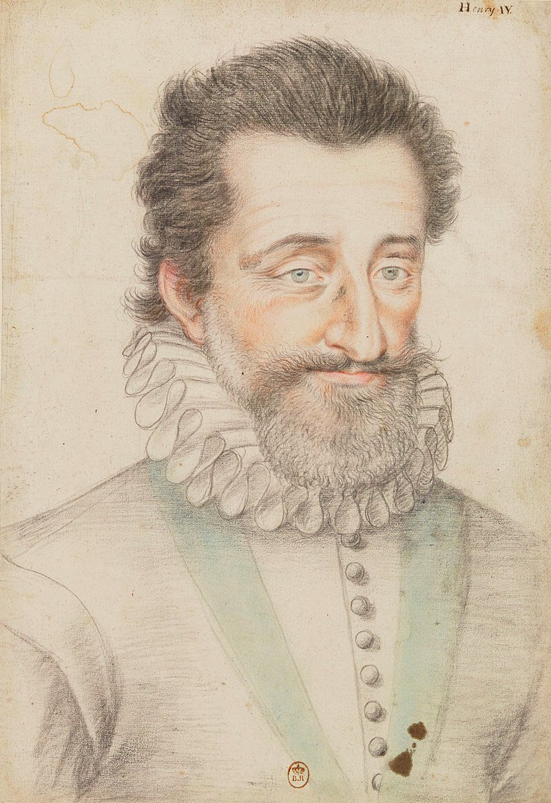 Франсуа Кенель. Генрих IV. ок. 1602. © Bibliothèque nationale de France. Ему здесь лет 50