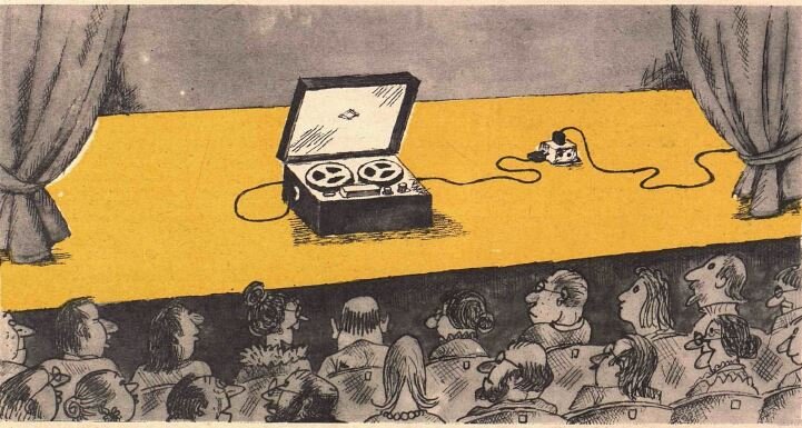 Художник Юрий Андреев, "Крокодил" №15, 1979.