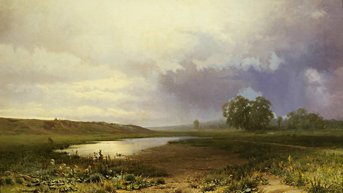   Федор Васильев, «Мокрый луг», 1872 год. Государственная Третьяковская галерея, Москва / Фото: public domain