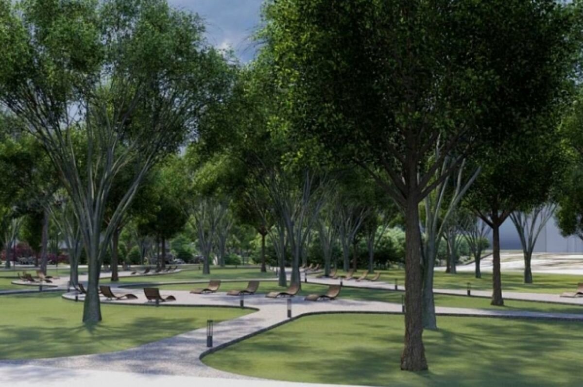    В 2023 году власти Краснодара планируют благоустроить сквер «Изумрудный»