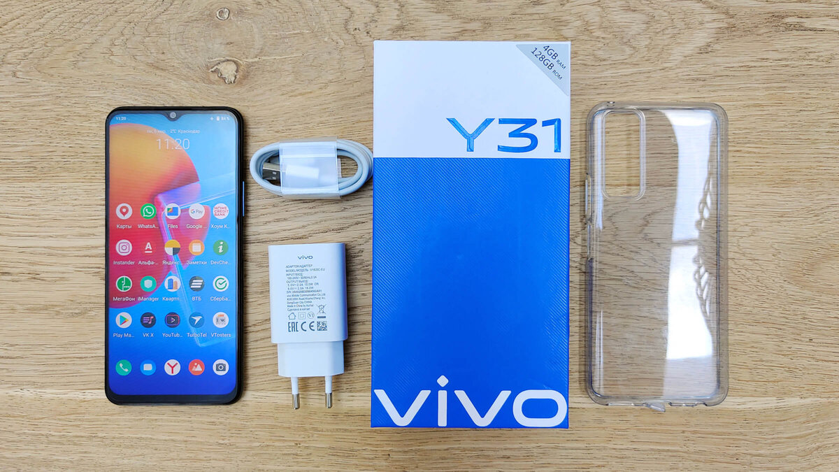 Комплектация Vivo Y31