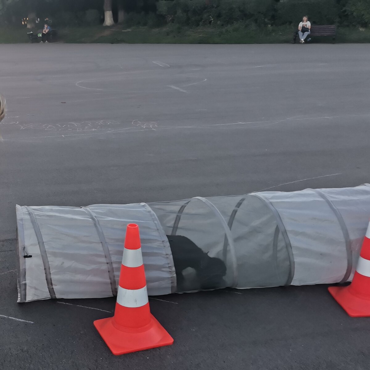 Рэм на занятиях. Проход в туннель. 