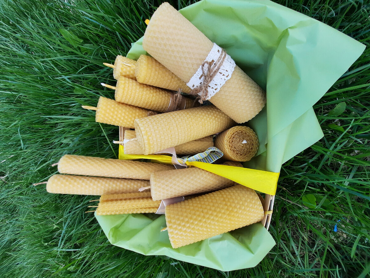 Свечи из вощины