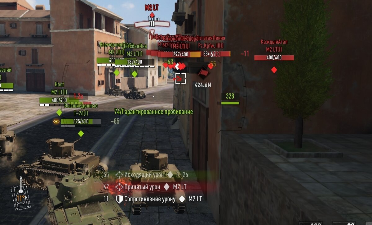 Танкуем маской орудия 