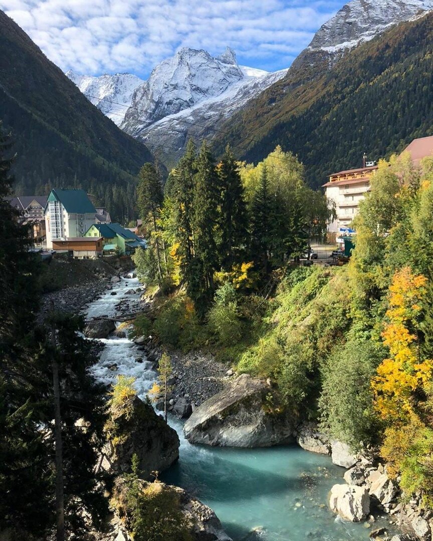 домбай курортный поселок