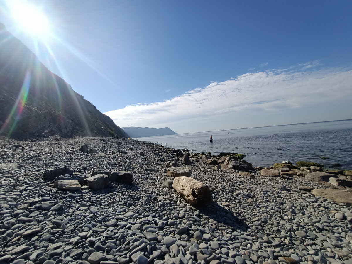 На берегу Чёрного моря