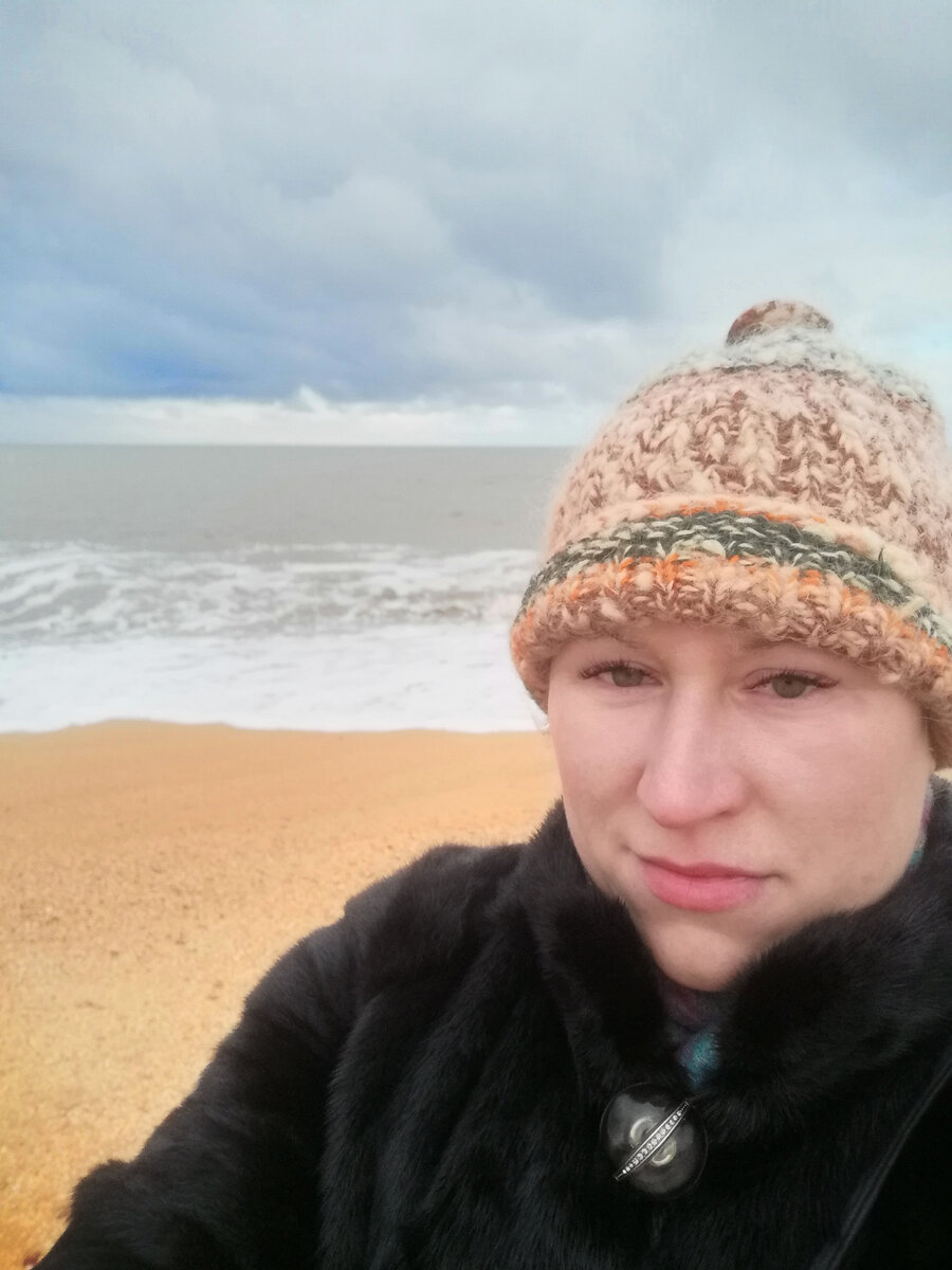 в январе ездила в Темрюк, тут я уже беременная, но еще не знаю об этом.