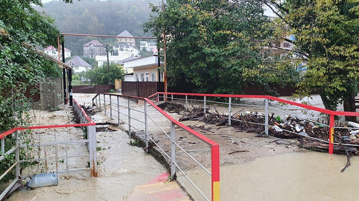    Подтопления в Сочи© Фото с официального портала города Сочи