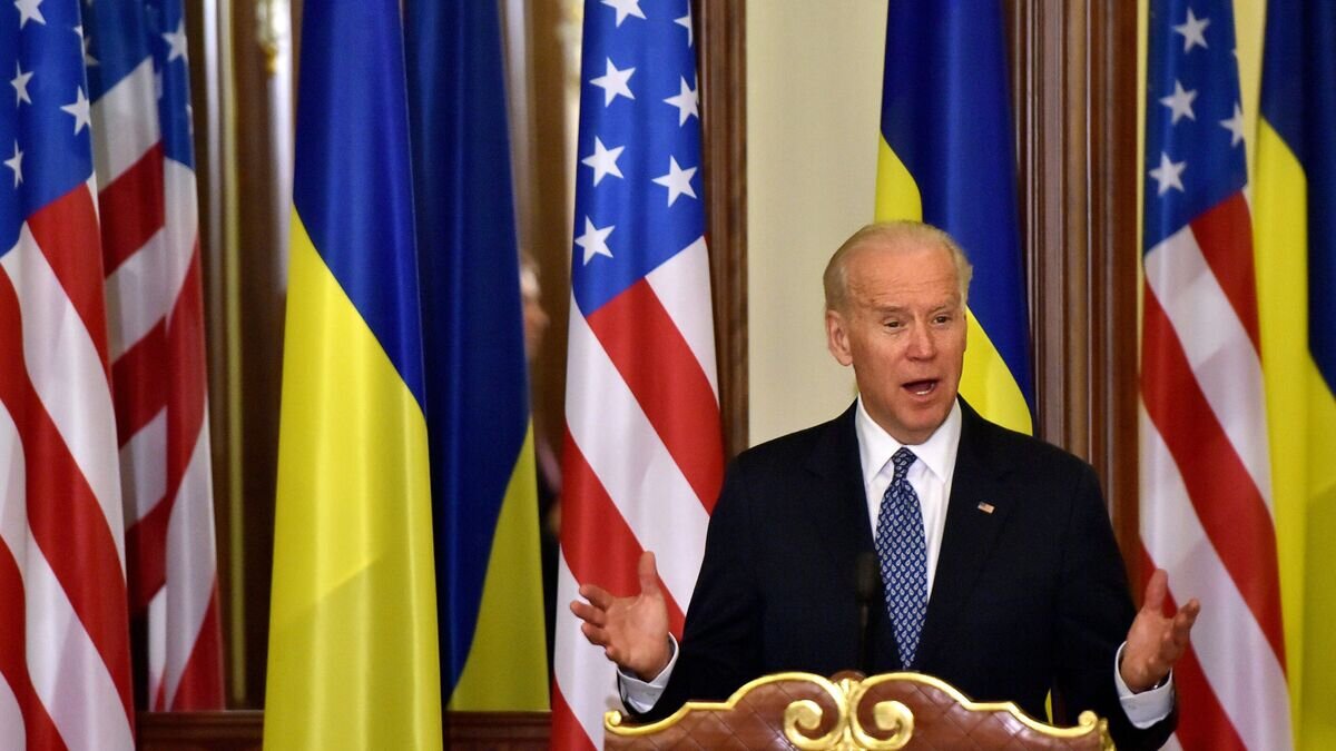    Джо Байден в Киеве© AP Photo / Sergey Supinski/Pool Photo