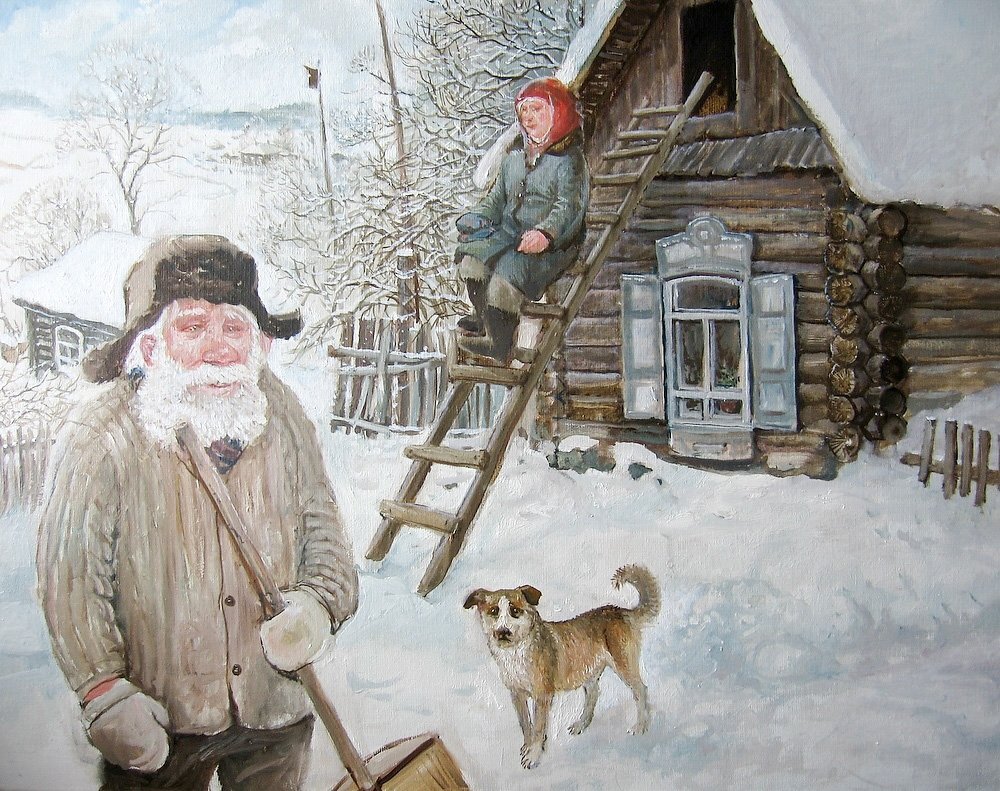 Леонид Баранов художник картины дед да баба