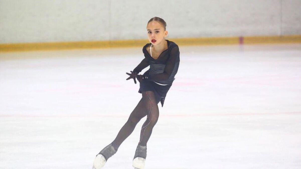    Российская фигуристка Валерия Лукашова© соцсети Валерии Лукашовой