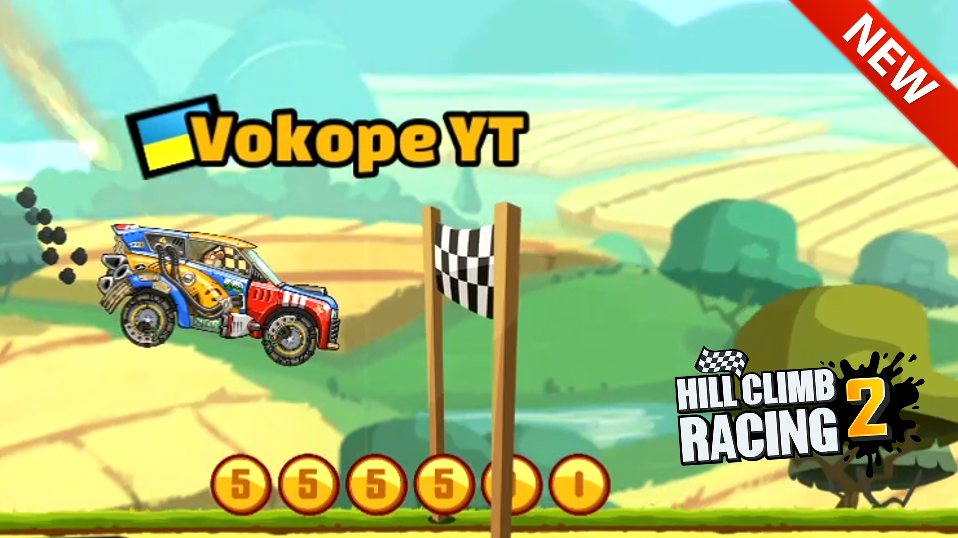 Hill Climb Racing 2 - New Public Event (Tailbone Tickler)