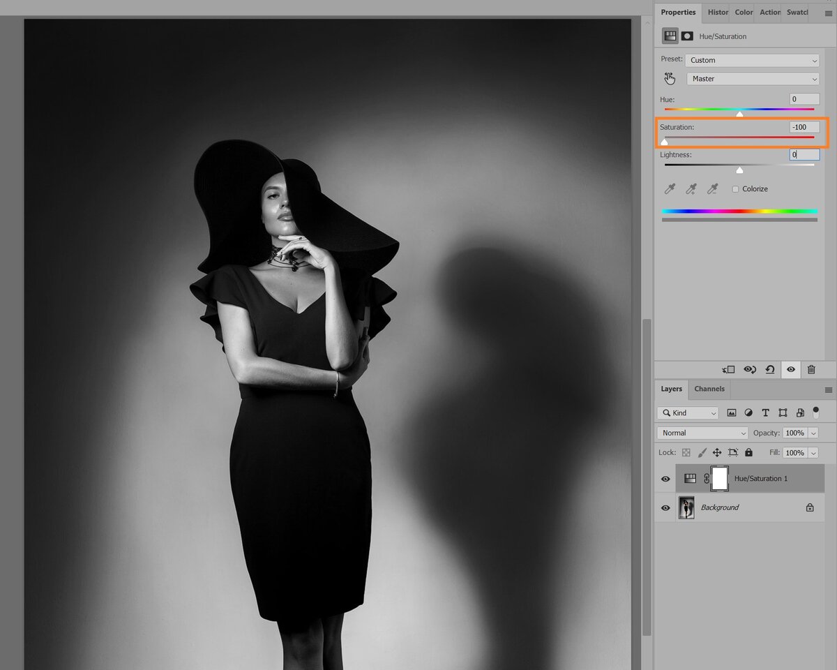 Adobe Photoshop показывает, как за секунды раскрасить черно-белые фото