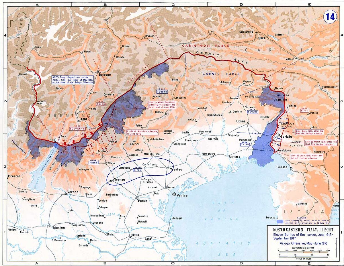 Итальянский фронт в 1915—1917 годах
