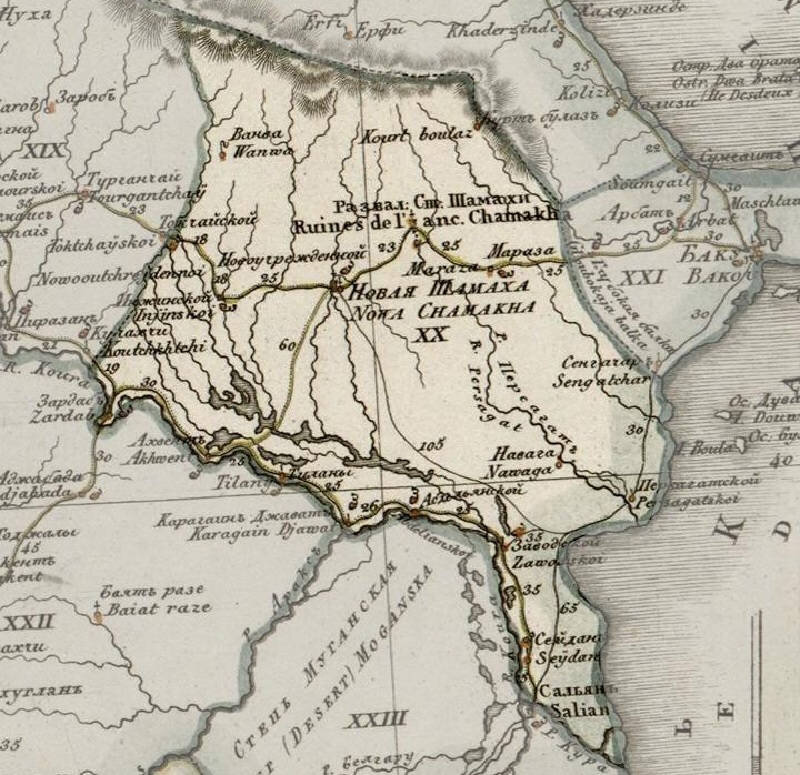 Карта 1823 года