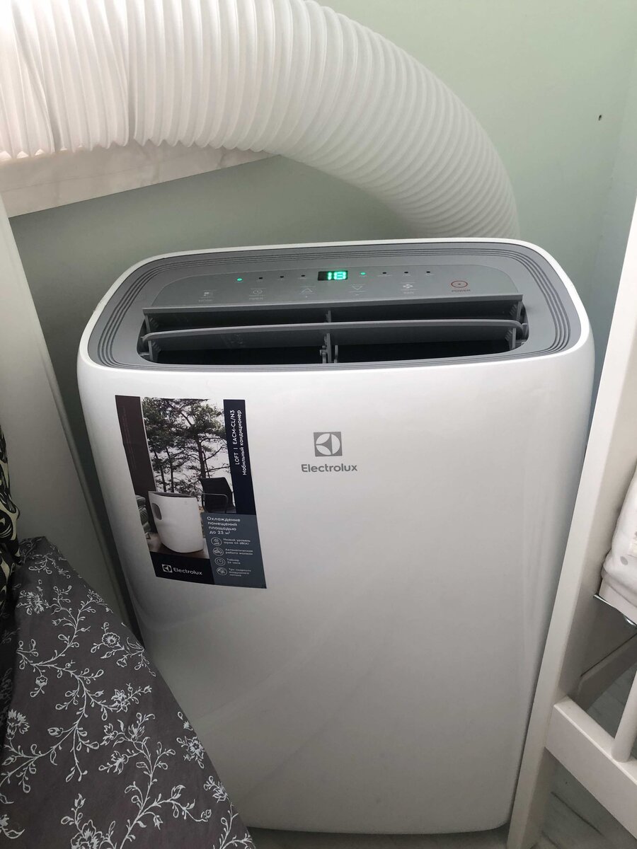 Фото из личного архива. Не реклама,  но при невозможности повесить сплит систему, это существо крайне спасает и людей и котов.