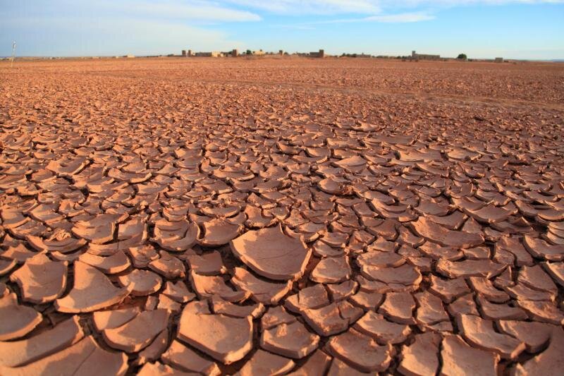 Глиняная пустыня ,, Мерзуга" (Марокко) 