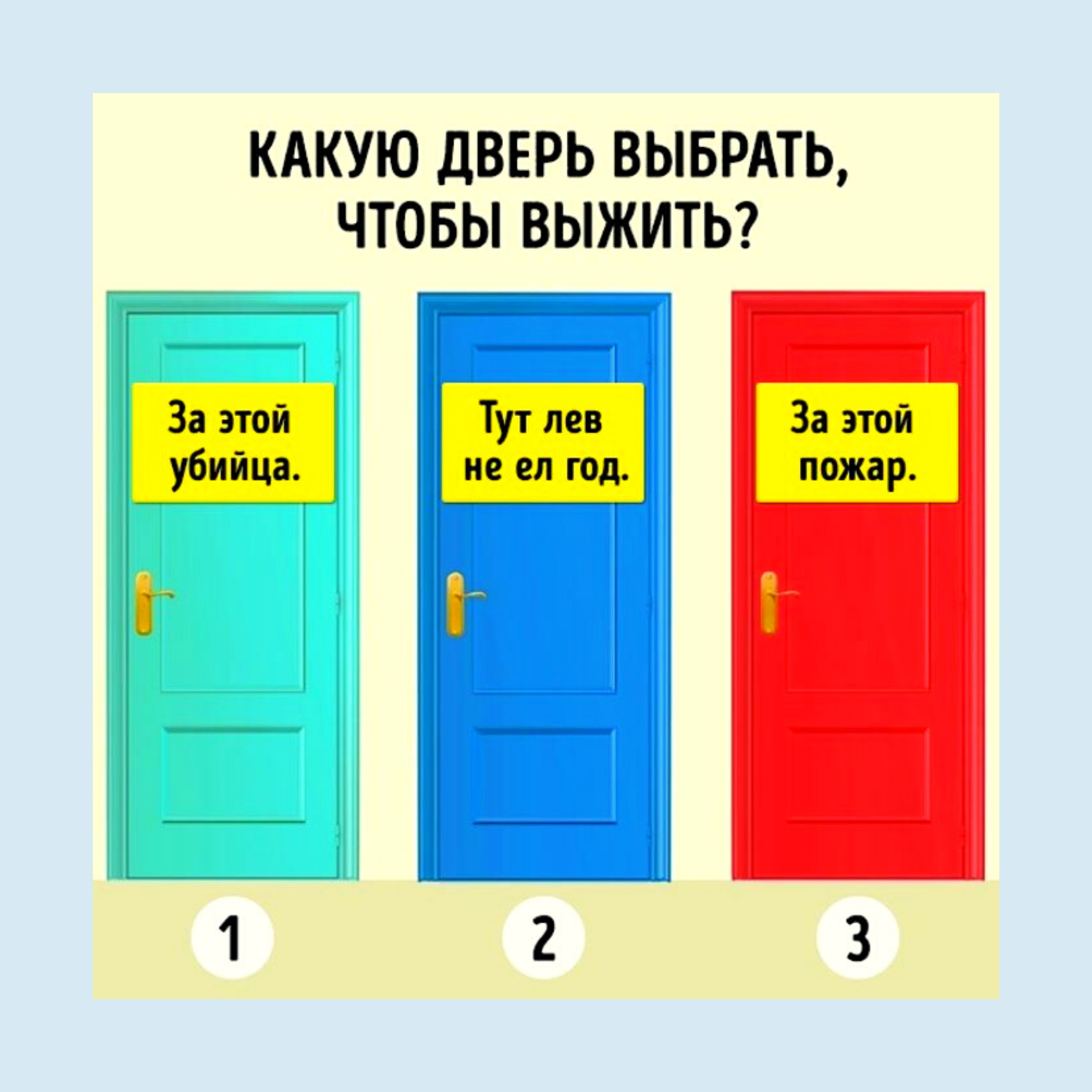 Выбери doors. Какую дверь выбрать. Тест какую дверь выберешь. Какую дверь выбрать чтобы выжить. Какую дверь выбрать загадка.