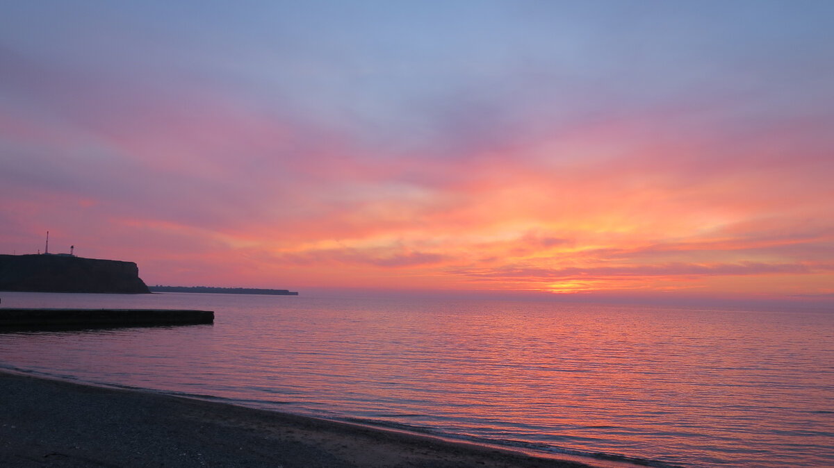 Песчаное, закат