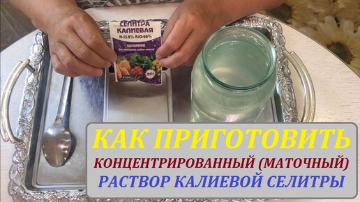 Как приготовить маточный раствор для огурца