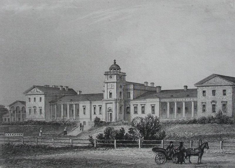 Усадьба "Дача Сиверса". Ансамбль до перестроек советского времени.