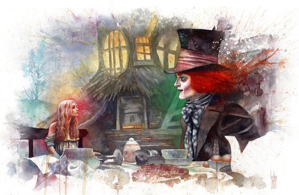 "Алиса в стране чудес" Льюис Кэрролл. 