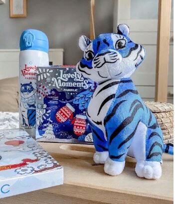 Голубой тигр, символ 2022 года.