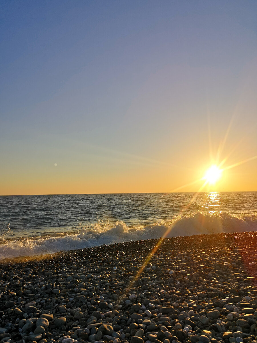 Закат в Сочи. Личный фотоархив 