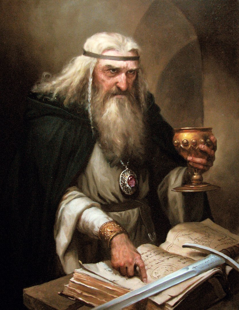 Художник Андрей Шишкин. Волхв. https://kartinkin.net/21387-slavjanskie-volhvy.html