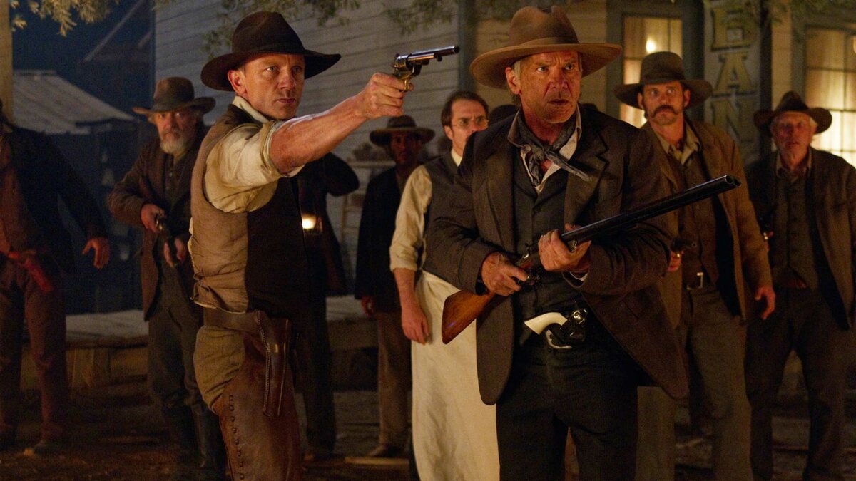 Кадр из фильма "Ковбои против пришельцев" (2011)