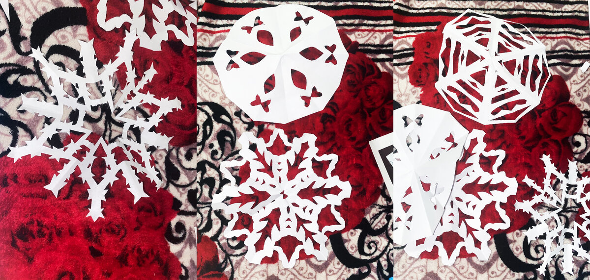 Фото из личного архива: наши снежинки