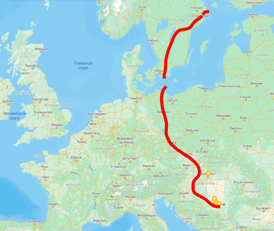 расписание парома треллеборг