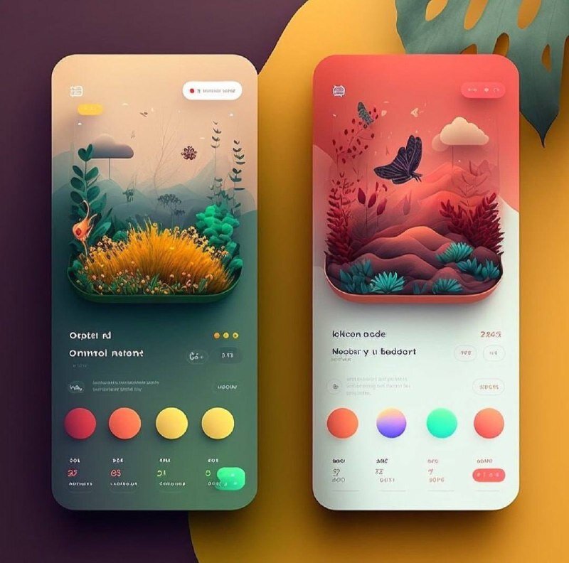 Creative приложение. Рекламный креатив нейросеть. UI UX interface Design by Side Behance Dribble.