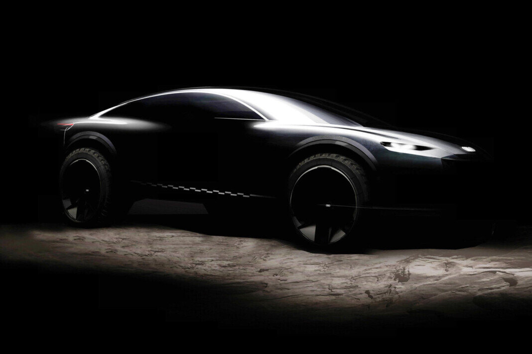 Audi Activesphere 2023 на предыдущем тизере