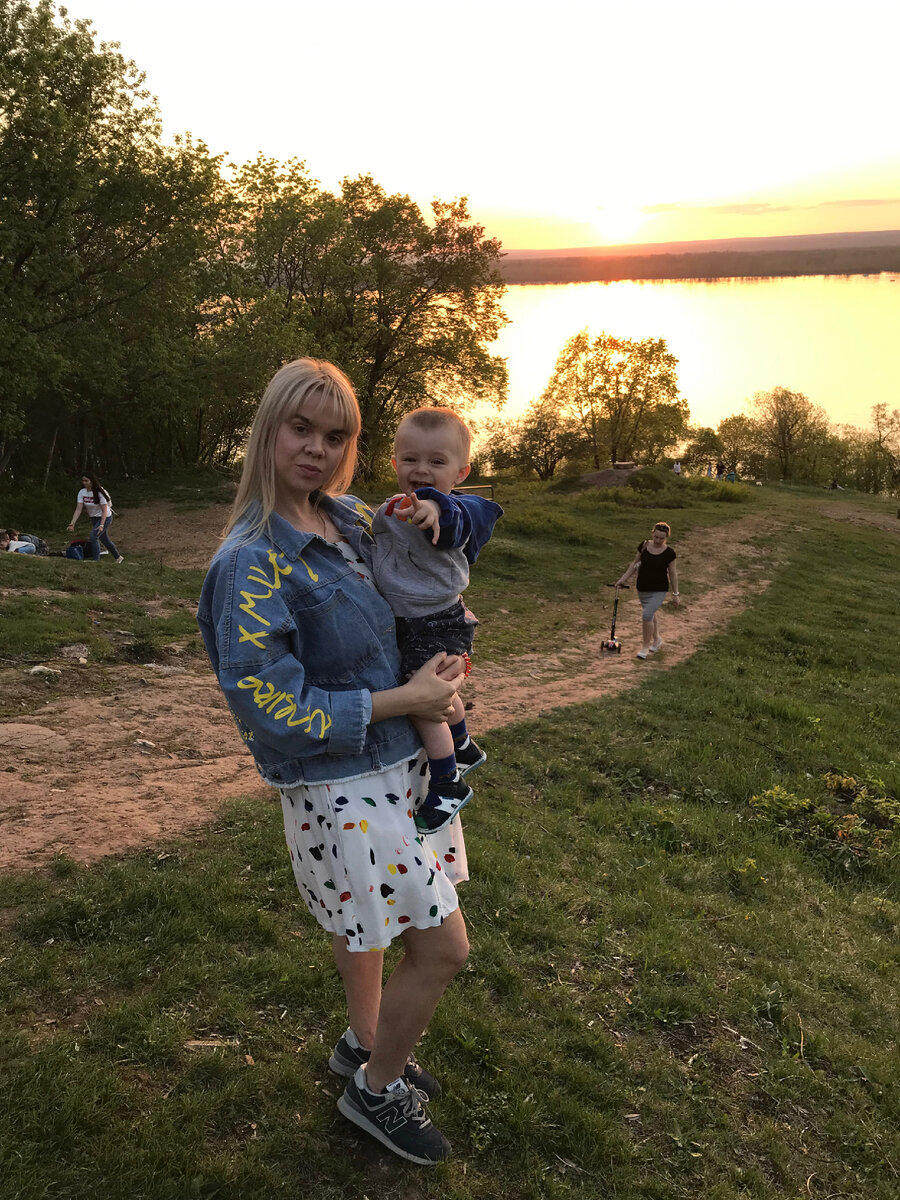 С сыночком Русланом