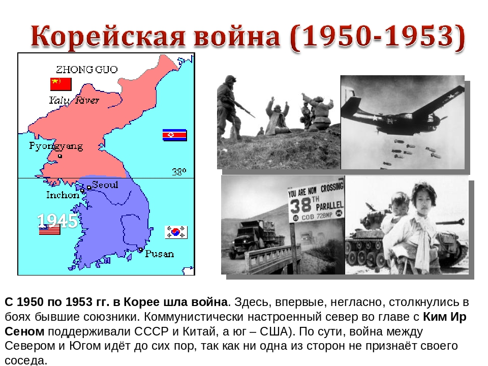 Карта кореи 1950