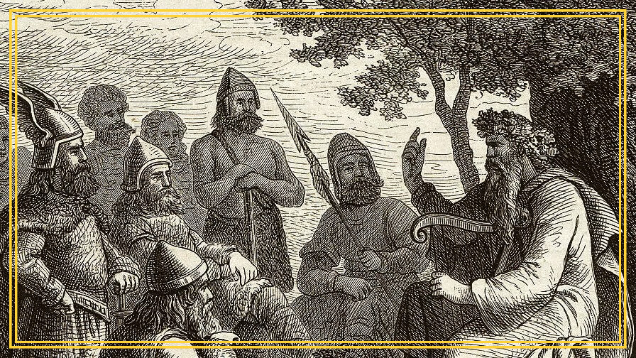 Выступление скальда. Яндекс картинки