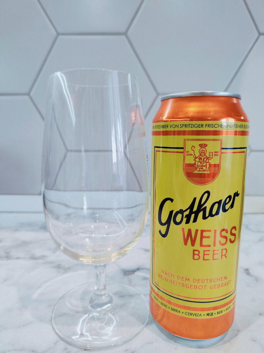 Пиво "Gothaer Weissbier" (Готаэр Вайсбир) от OeTTINGER